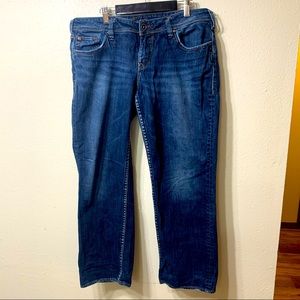 Silver Aiko Flood Jeans Size 31